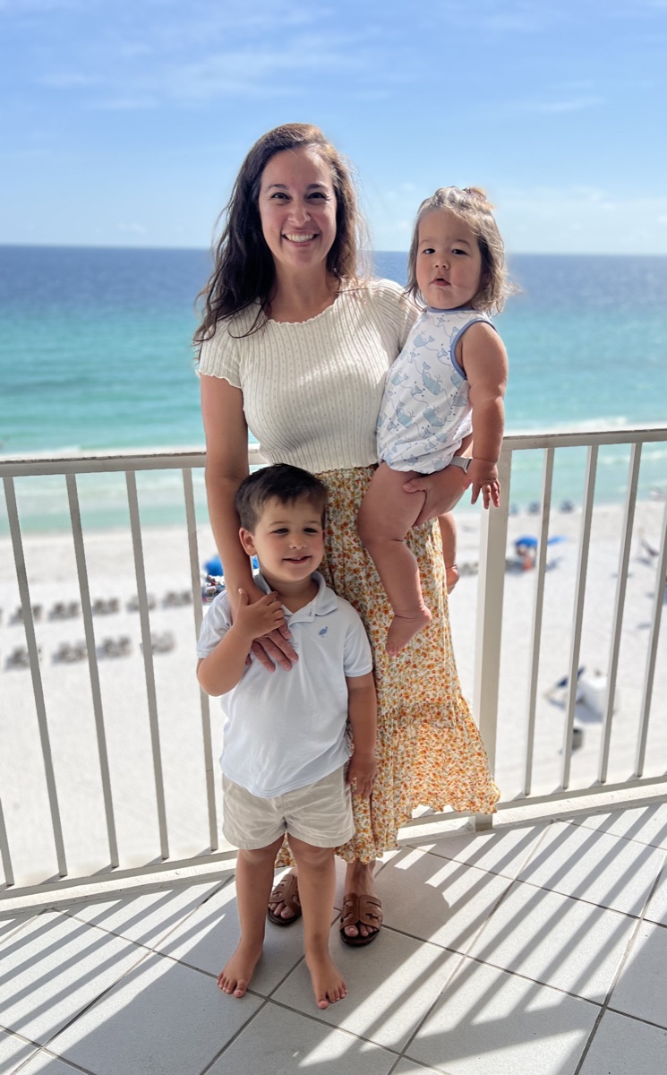 Nicole with her boys